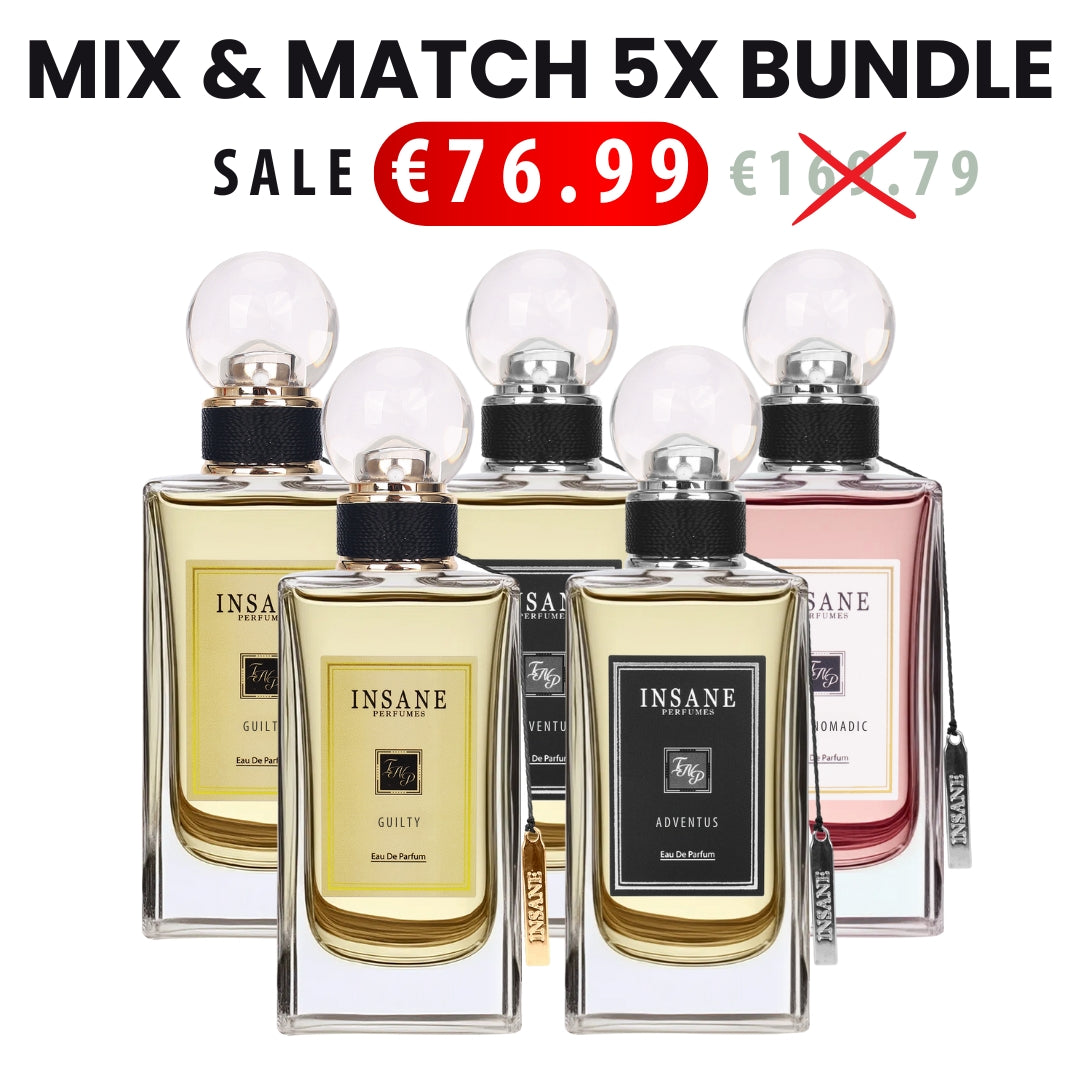 5x 100ml Intense Perfume Bundle
