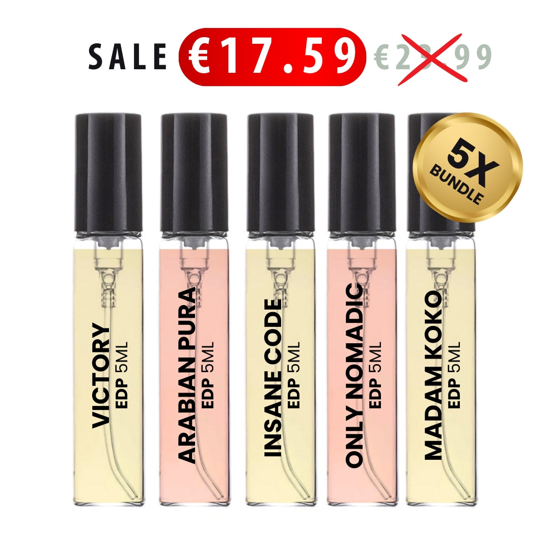 5x 5ml Intense Perfume Discovery Bundle