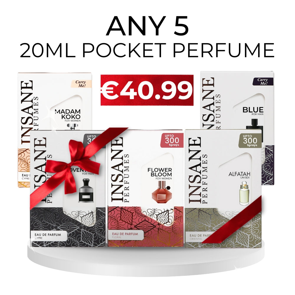 5X 20ML POCKET PERFUME BUNDLE SET